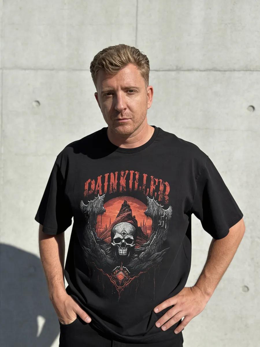 Oversized CRINGE print T-shirt 4XL