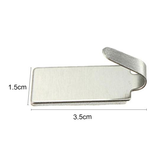 6Pcs Self Adhesive Kitchen Bathroom Wall Door Stainless Steel Sticky Hook Hanger