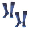 TaoTech Snowboarding Socks for Outdoor and Thick Acrylic Graduated Cold Odor Sweat and Quick Drying Sports, Skiing, Activities, Hiking, Fiber,