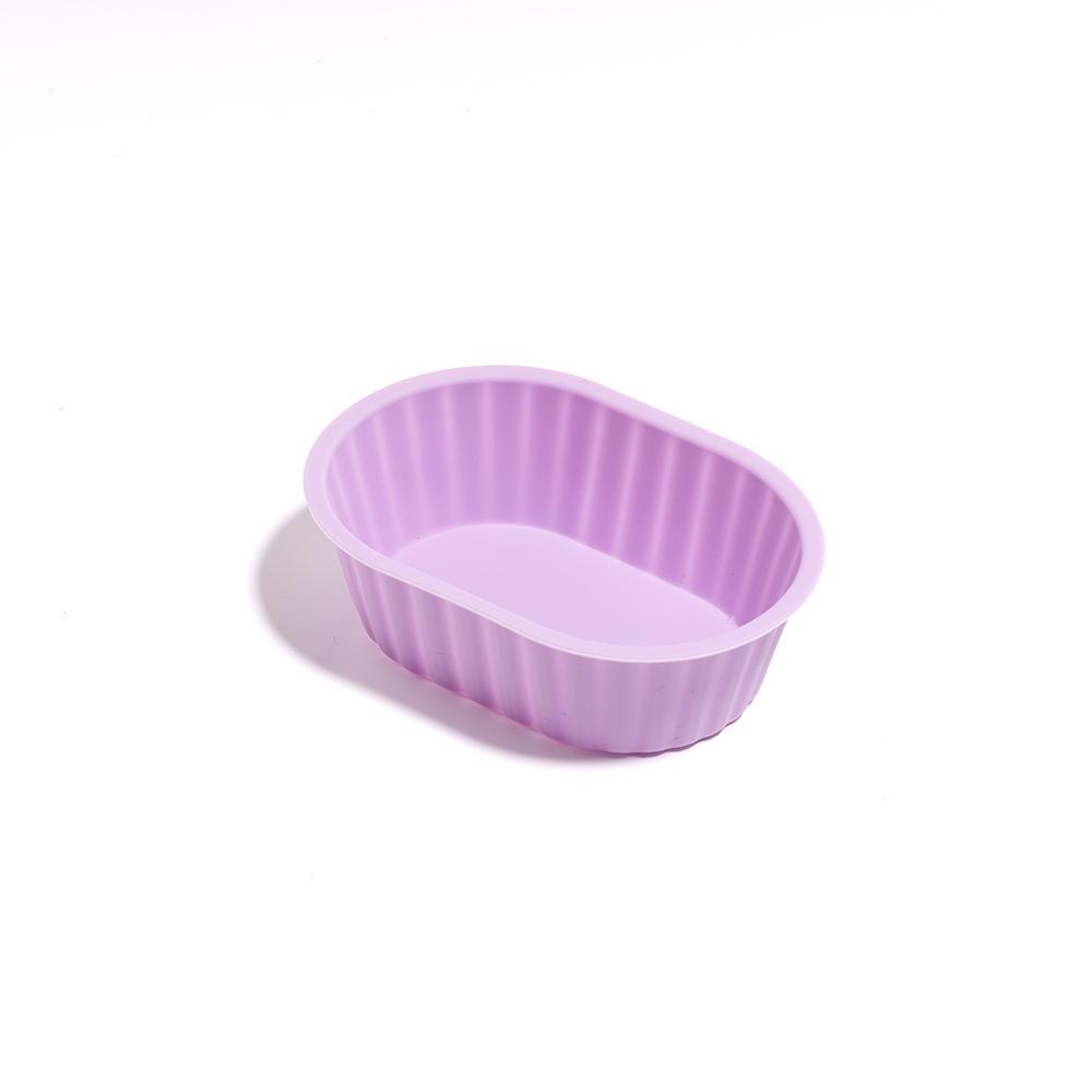 Silicone Oval Baby Food & Muffin Cups - Non-stick, High-Temperature Resistant, Reusable Baking Pan for Air Fryer.
