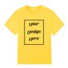 Streetwear Customized Pattern Print T-Shirt Harajuku Casual O Neck Short Sleeves Men Women Cotton T-Shirt