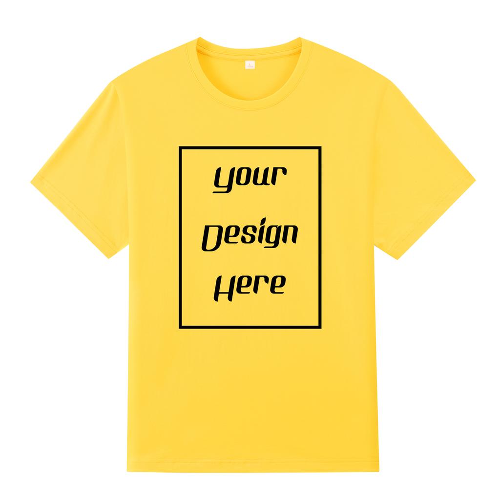Streetwear Customized Pattern Print T-Shirt Harajuku Casual O Neck Short Sleeves Men Women Cotton T-Shirt