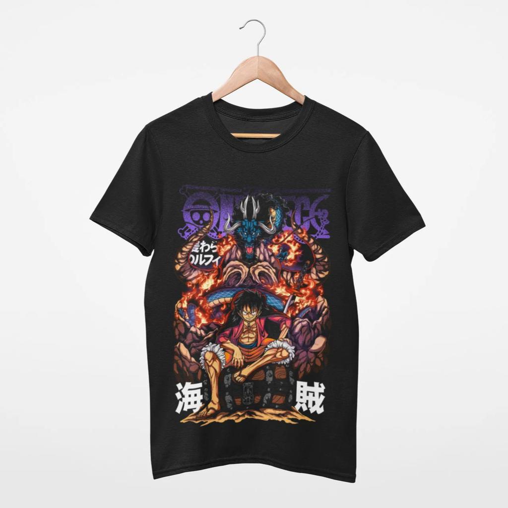 One Piece Anime Luffy Graphic 100Cotton unisex Shirt Unisex Short Sleeve Y2k ONeck Oversized TShirt Selling Popular High Quality
