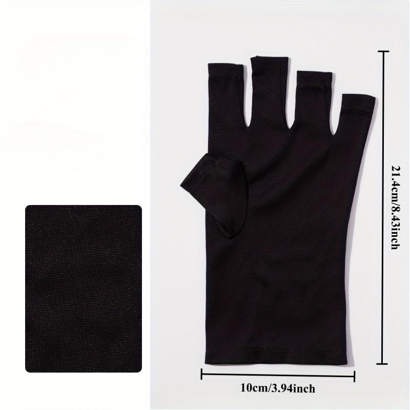 

Перчатка для нейл-арта с УФ-защитой - Защищающие от излучения, без запаха перчатки для маникюра гель-лаком и УФ/LED-лампой чёрный