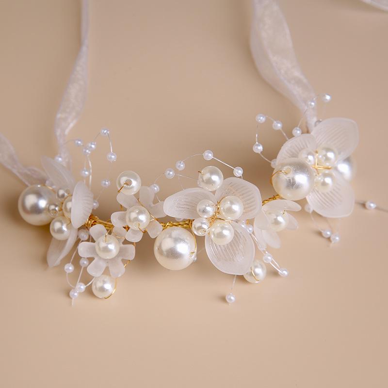 Bridal Flower Headband and Crown for Children