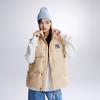 New MLB Down Jacket Unisex Light Sand Brown 3ADVV0136-50SAL