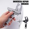 Repair Tool Bathroom Wrench Adjustable Large Opening Wrench Kitchen Bathroom Pipe Wrench Manual Tool Power Port Wrench