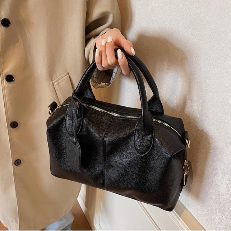 1pcs Fashion Retro PU Leather Shoulder Bag Large Capacity Outdoor Travel Casual Commute Handbag Crossbody Bag