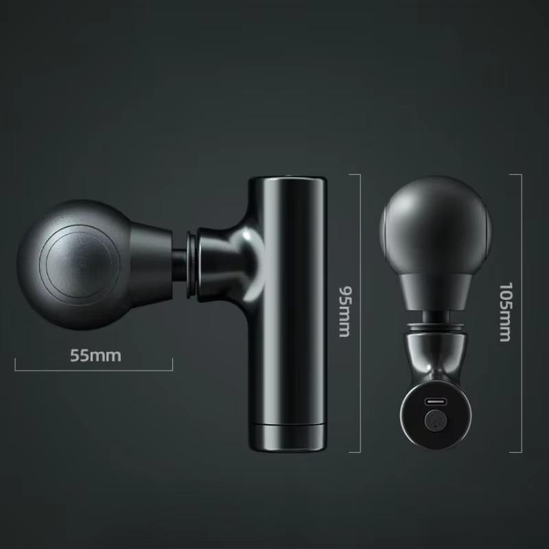 Durable And Safe New Mini Massage Gun Usb Portable Muscle Relaxation Vibrating Fitness Equipment For Neck Back Shoulder Pain Relief