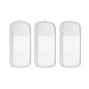3Pcs Clear Mesh Pencil Bag Pencil Case Double Layer Pen Storage Box Portable Pen Organizers Clear Colored Pencil Case