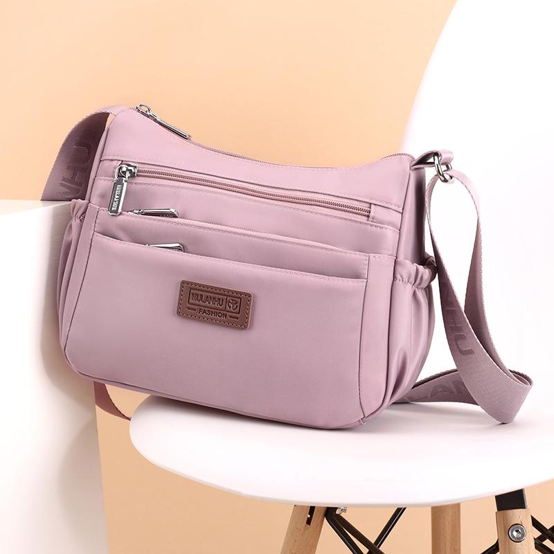 Shoulder Bag Women's Nylon Bag Middle-Aged Mother's Bag Multi-Compartment Wallet