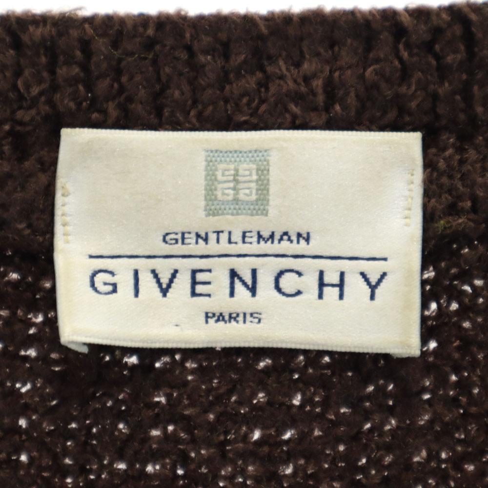 Givenchy 90. léta Vyrobeno v Itálii Směs vlny Starý Pánský použitý svetr s dlouhým rukávem