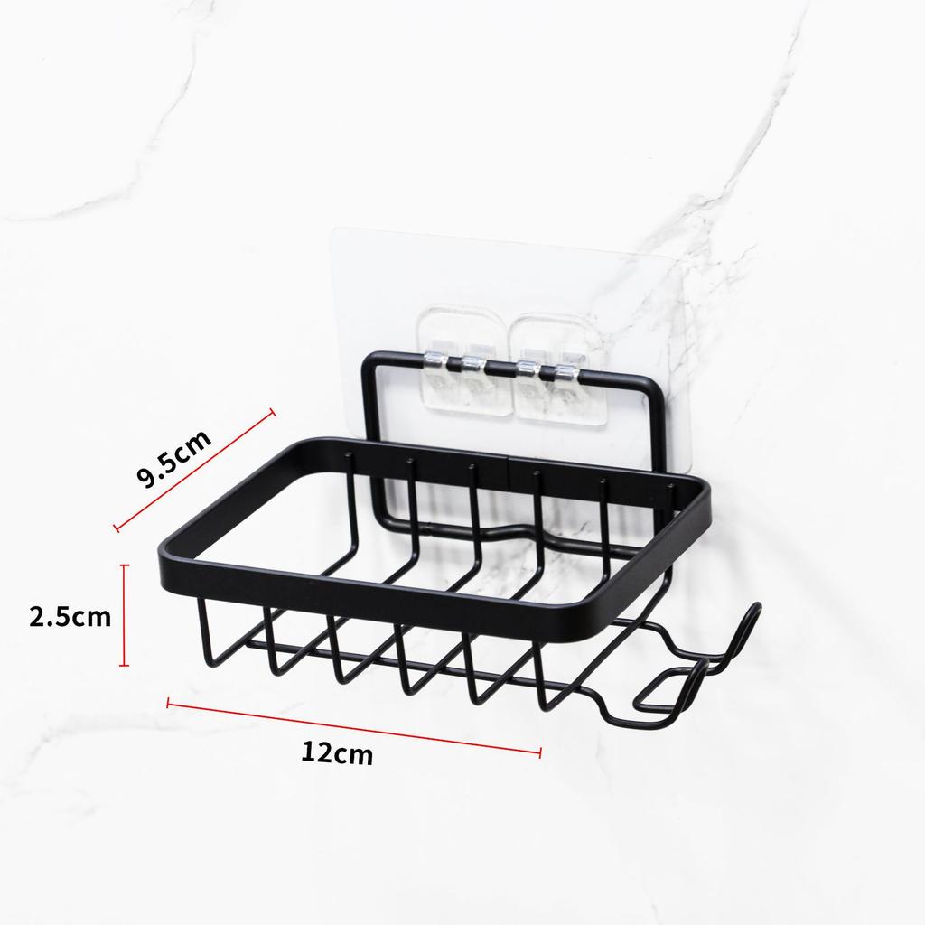 High Quality Soap Rack Wall Mounted Soap Holder Stainless Steel Soap Sponge Dish Bathroom Accessories Dishes, Storage Organizer
