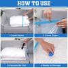 1-10pcs Thickened Vacuum Compression Bag,Transparent Quilt Vacuum Bags, Storage Bags, Household Clothing Storage and Sorting Bag