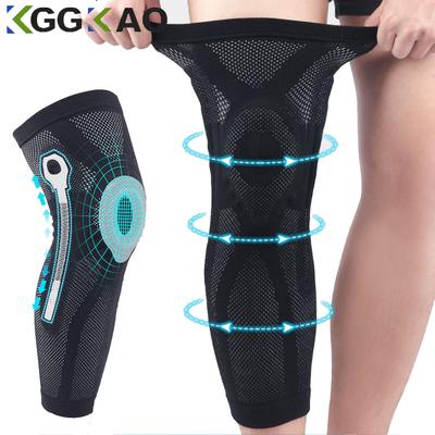 1 ks kompresní návleky na kolena prodloužené pruhované sportovní chrániče elastické dlouhé chrániče kolen volejbal běh