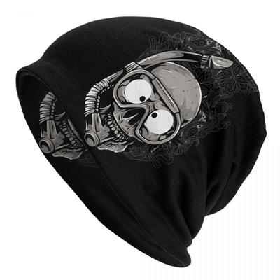 Custom Scuba Skull Dive Diver Bonnet Hats Hip Hop Knitting Hat For Women Unisex Warm Winter Skullies Beanies Caps