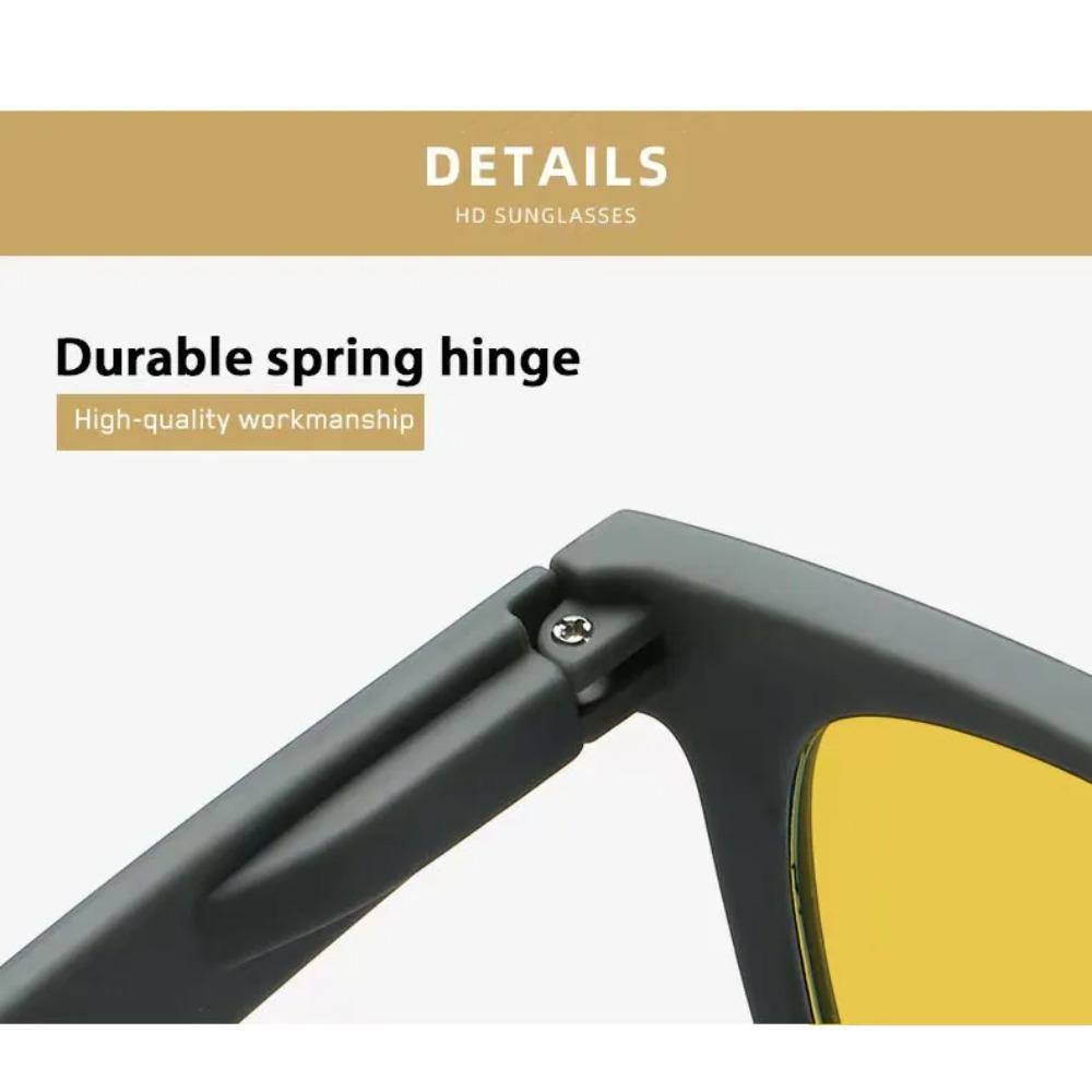Large Frame Anti-glare Protection Night Vision Myopia Glasses Special for Driving Comfortable Eyeglasses Gentleman 0 To -4.0
