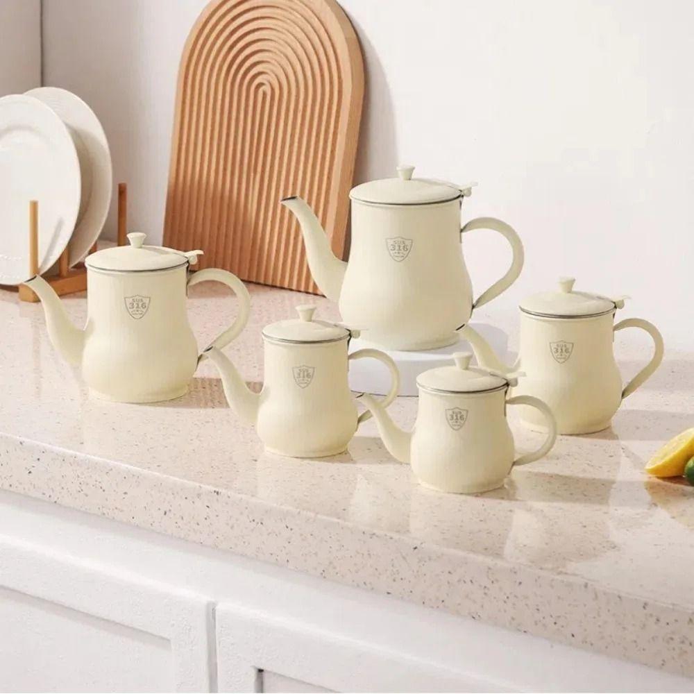 Thickened Stainless Steel Oil Pot Large Capacity Oil Filter Pot  Kitchen Supplies