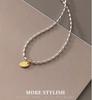 Korean Trendy Creative Rice Bead Clavicle Necklace for Women