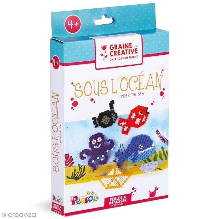 Kit Perles à repasser - Sous l'océan - Graine créative - Jouet créatif - Mixte - A partir de 6 ans