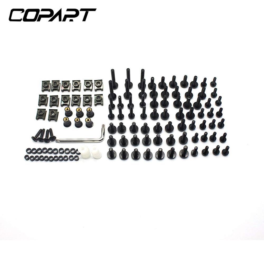 For Suzuki GSXR 600 750 1000 600 750 1000 K1 K2 K3 K4 K5 K6 K7 K8 K9 195/PCS Universal Fairing Bolt Kit Fastener Clips Screws