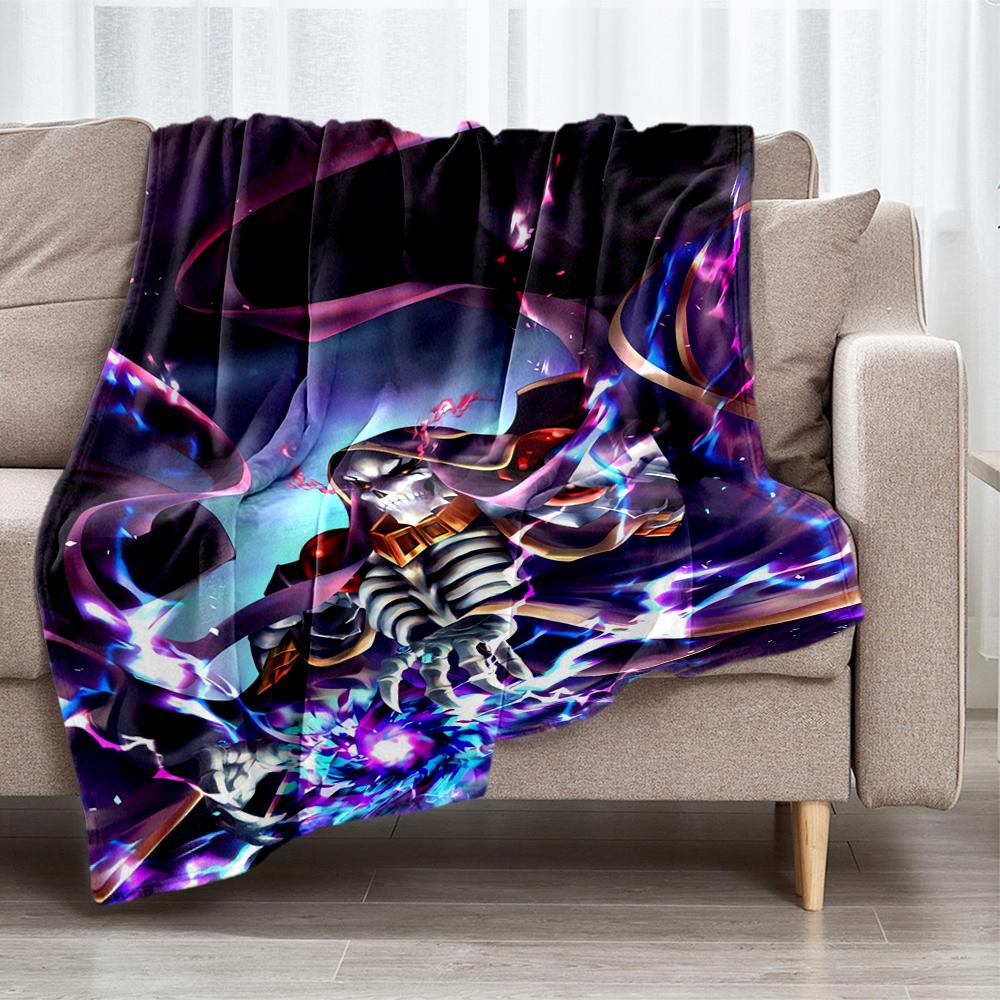 Overlord Theme Printed Blanket - Perfect for Couch, Bed, Travel & Outdoor Use | Machine Washable, Cozy & Durable.