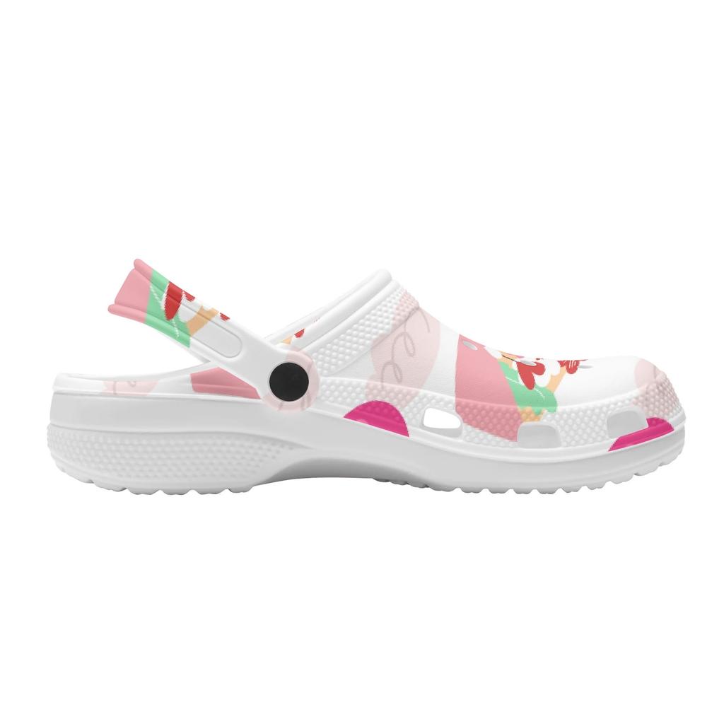 Cute Printed EVA Clogs Adult Unisex Ventilated Breathable Slip On Summer Sandals Casual Shoes Soft Sole Daily Walking Leisure Wear