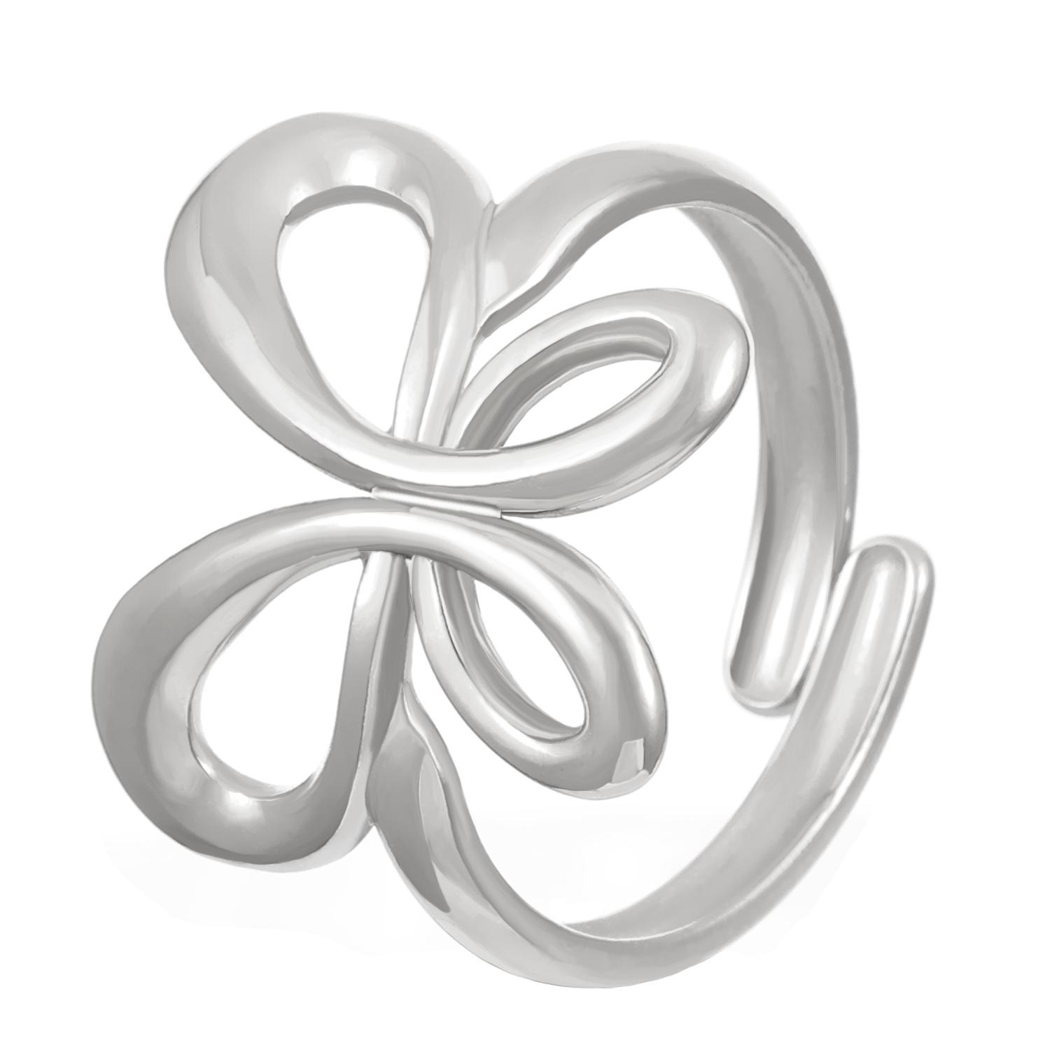 

Открытое кольцо-бабочка из нержавеющей стали : Европейский и американский стиль легкой роскоши.