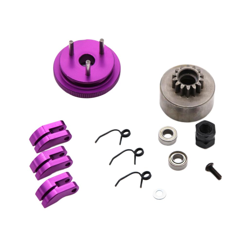 1 Set Clutch Bell Gear Flywheel DIY Assembly Parts for HSP HPI GM ZD