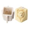 3D Animal Shaped Candle Mold Aromatherapy Soap Mould Resin Epoxy Mould Plaster Ornament for Birthdays and Festivals