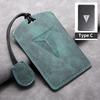 For Changan Deepal S7 SL03 NFC Card Sheepskin Car Key Case Remote Cover Shell Keychain Ring Holder Fob Bag Interior Accessories