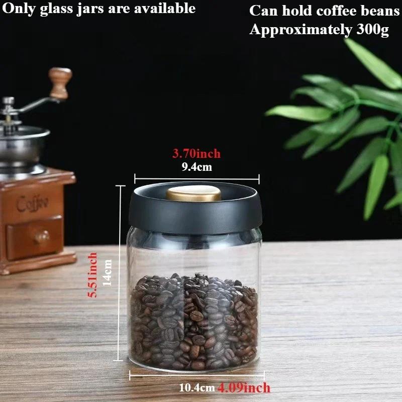 Transparent High Borosilicate Glass Vacuum Sealed Jar Multi Specification Household Storage Jar One Click Moisture Proof Storage