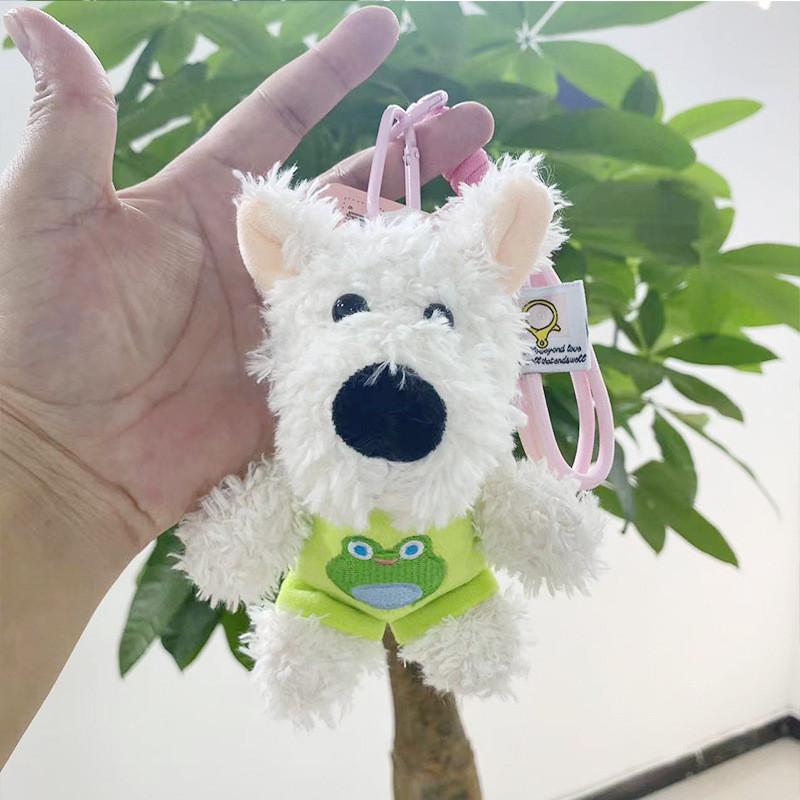 Plush Animal Charming Keychain Collection Featuring Cute Dogs Cats Frogs And Bears
