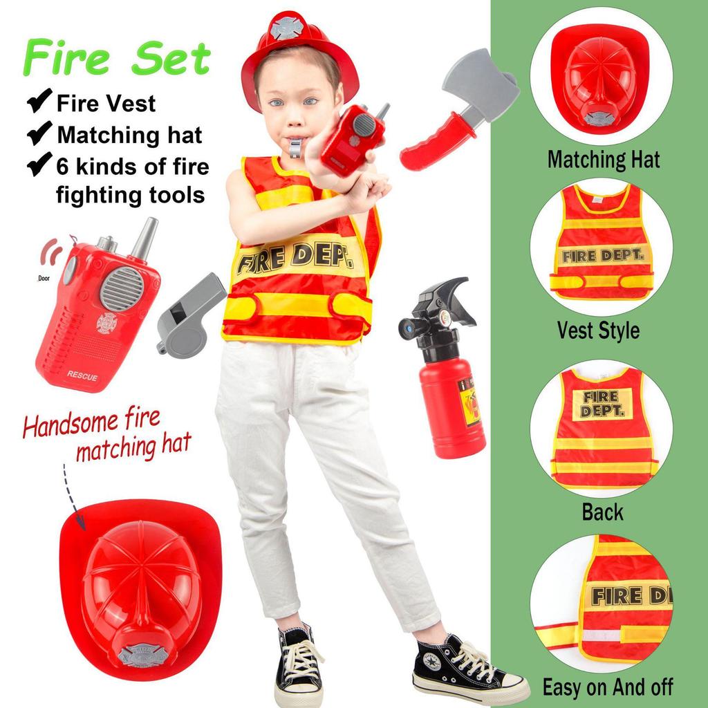 Kids' Pump-Action Fire Hose Water Blaster Toy for Summer Fun