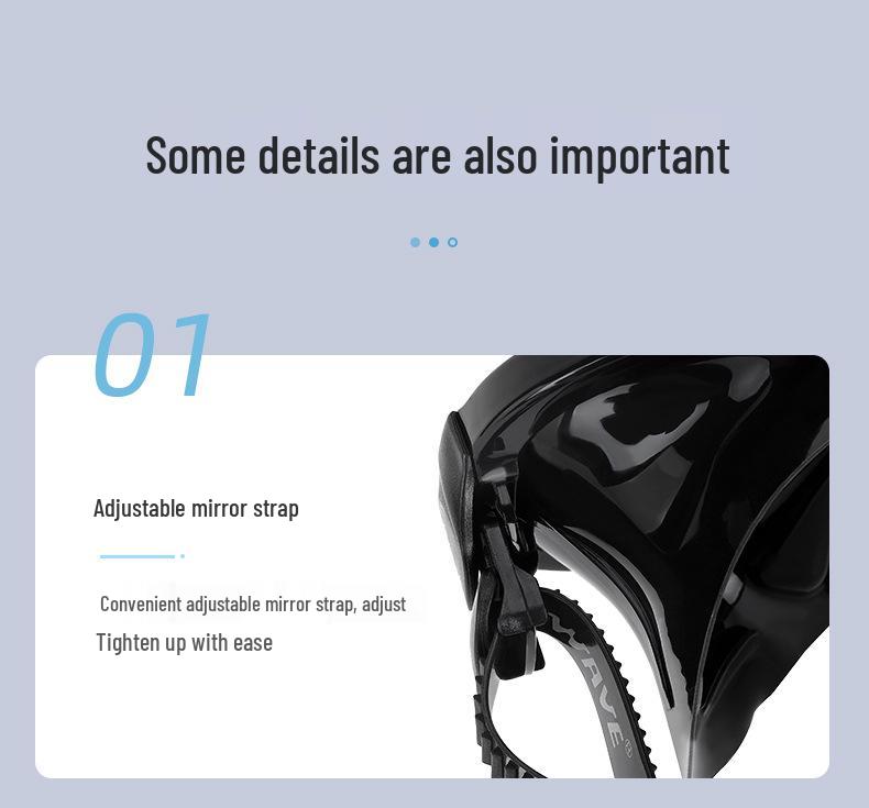 Waterproof Diving Mask & Semi-Dry Snorkel Set