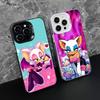 Anime Rouge Phone Case for iPhone 17 16 15 14 13 12 11 X XR XS Air Pro Max Plus Black Colorful Silver Cover