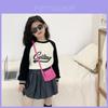 Stylish Mini Pu Bag For Girls Cute And Chic Toddler Coin Purse With Single Shoulder Strap