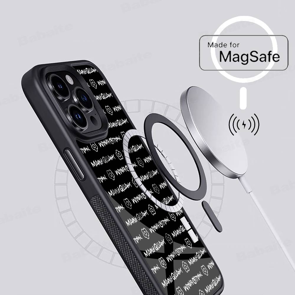 GOOD Brand Q-QUANT MARY Phone Case Magnetic Case For IPhone 16 14 13 12 11 15 Pro Max Plus For Magsafe Wireless Charge Cover