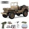 JJRC C8815 Auto RC 1/10 WILLYS 1941 4WD RTR RC Crawler Auto Telecomandata 2.4G Arrampicata Fuoristrada Camion RC Militare Giocattoli Regalo