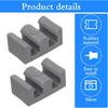 8 Pezzi Gancio Morbido in Silicone per Supporti da Parete per Bagno Installazione Facile Include Viti