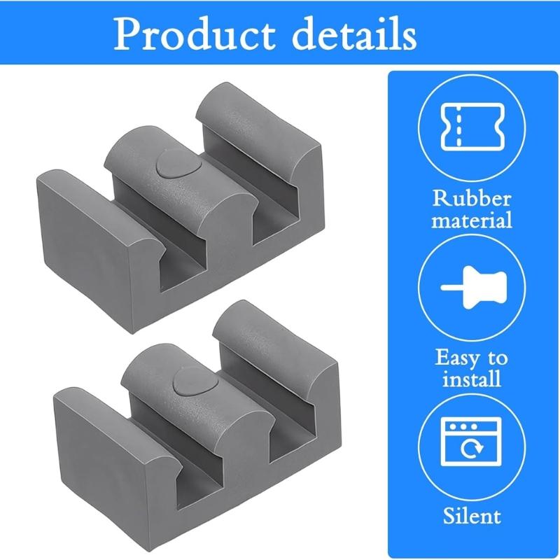 8 Pezzi Gancio Morbido in Silicone per Supporti da Parete per Bagno Installazione Facile Include Viti