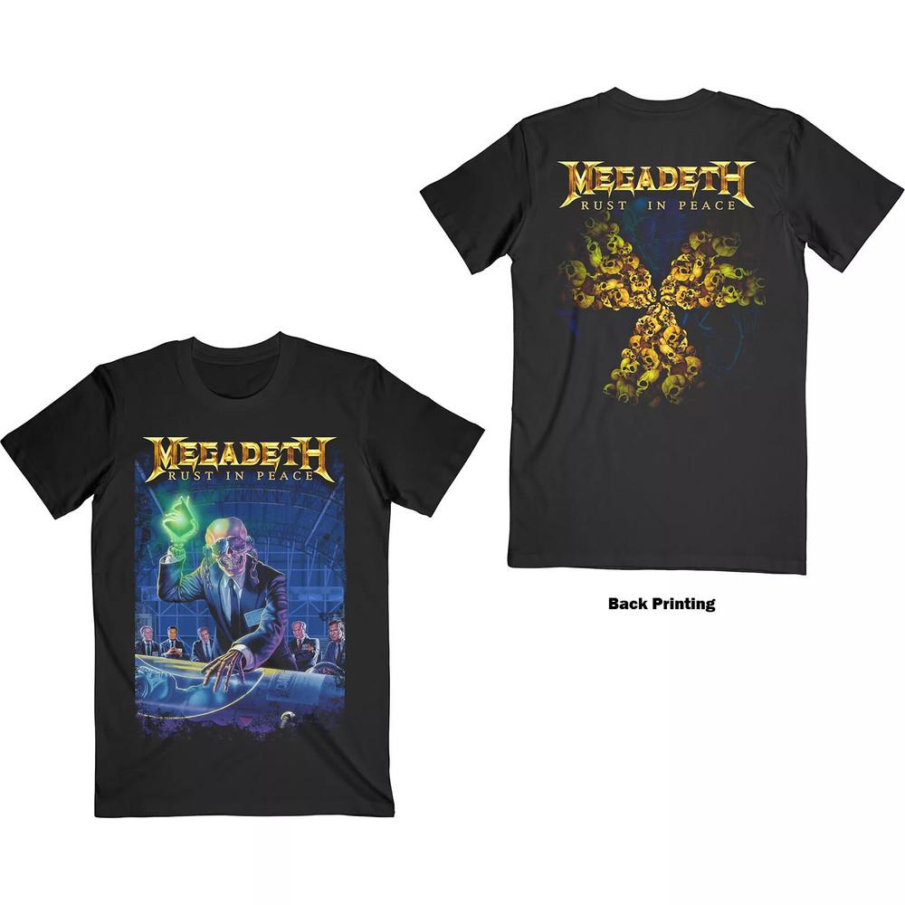 

Megadeth Rust In Peace 30th Anniversary Reprinted T Shirt Unisex T-Shirt XXXXL