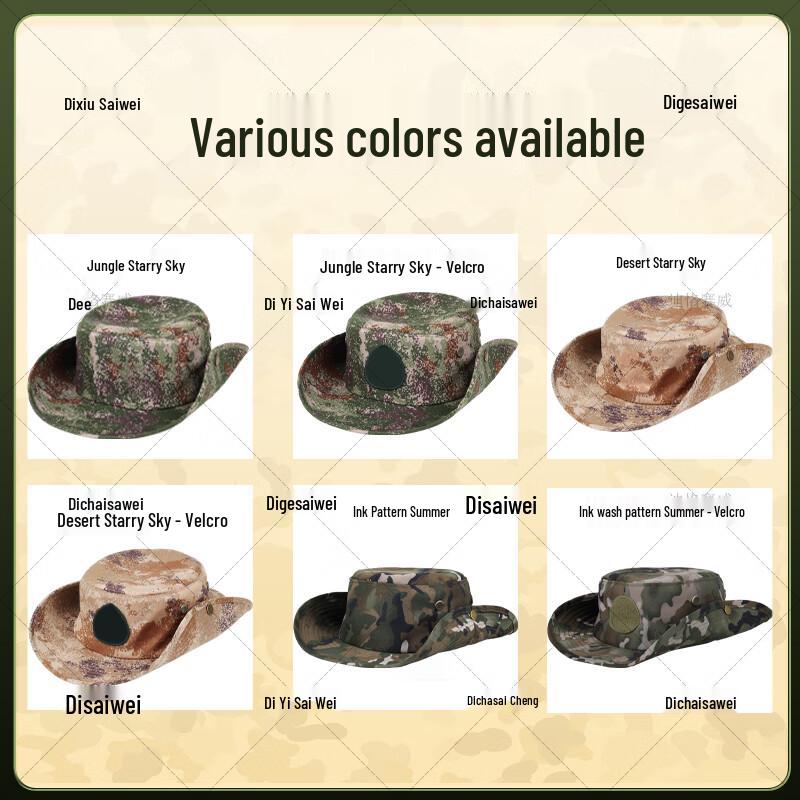 Dickesway Camouflage Breathable Boonie Hat