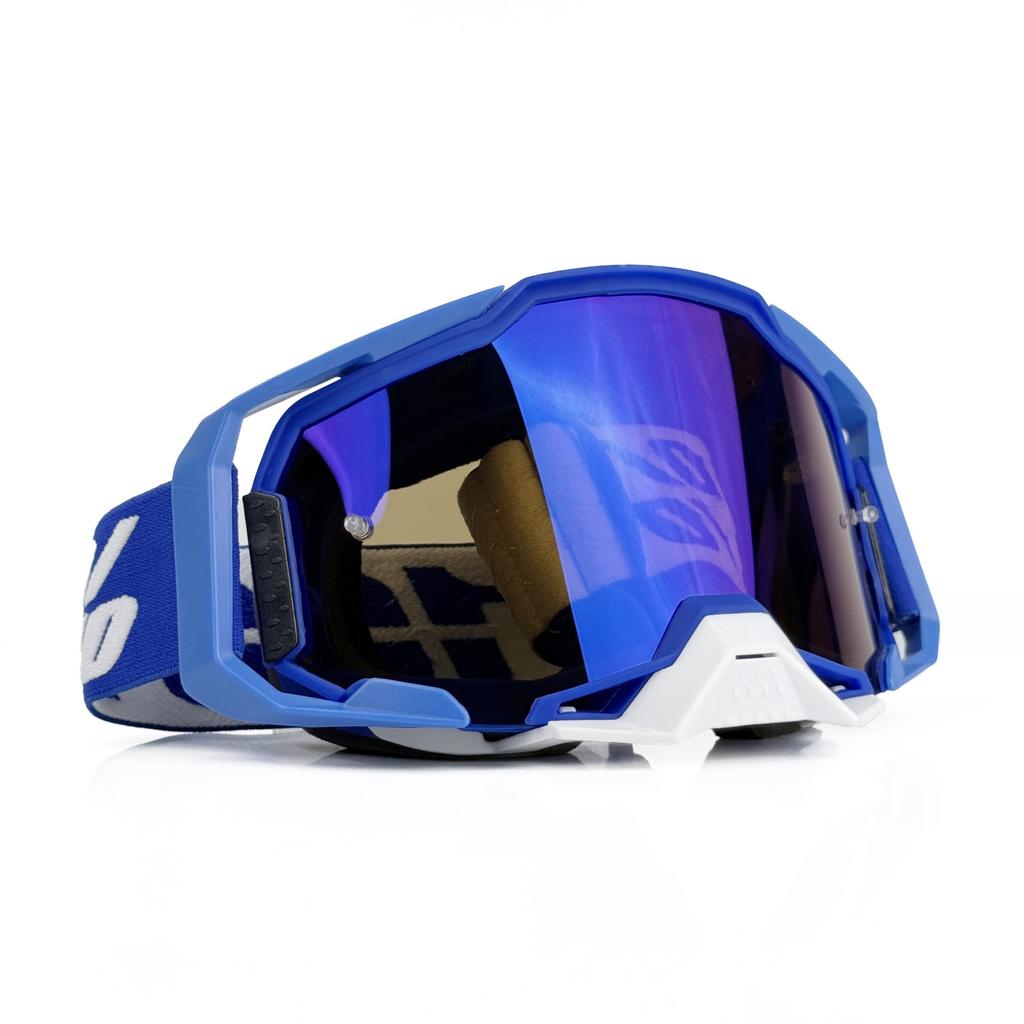 MX Goggles - Motocross Glasses with UV Protection, Anti Fog & Anti Slip for Off-Road Riding, Mountain Bike and Cycling