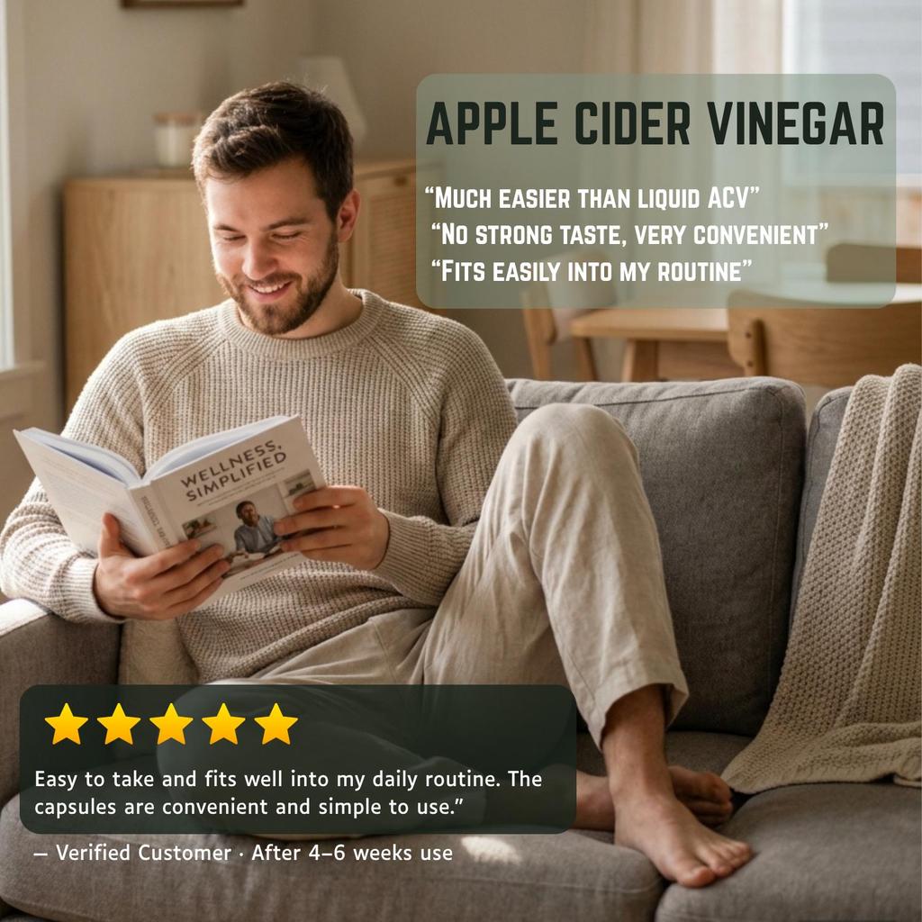 Apple Cider Vinegar (ACV) Capsules | 1000 Mg | Dietary Supplement