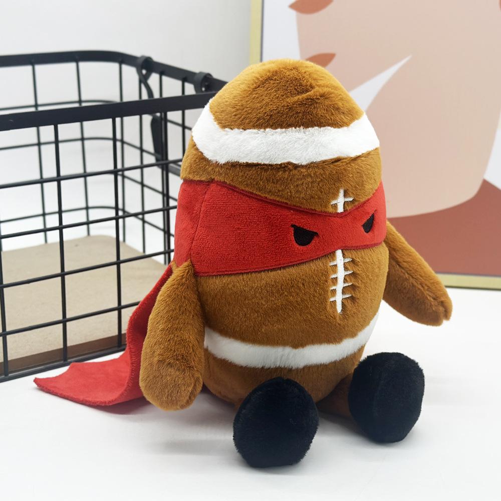 New Schwarz Heroes of The Game 7.5 Football Fun Cartoon Game Plush Peripheral Doll Gift Accompanying Plush Toy Birthday Gifts