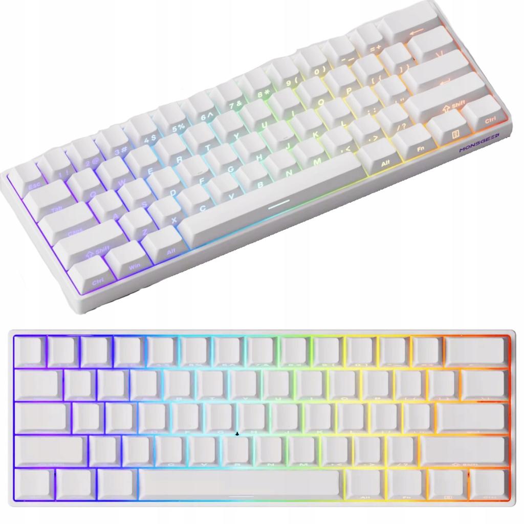 Tastiera Magnetica MonsGeek Fun60 Pro - Stampa Laterale Bianca Trigger Rapido