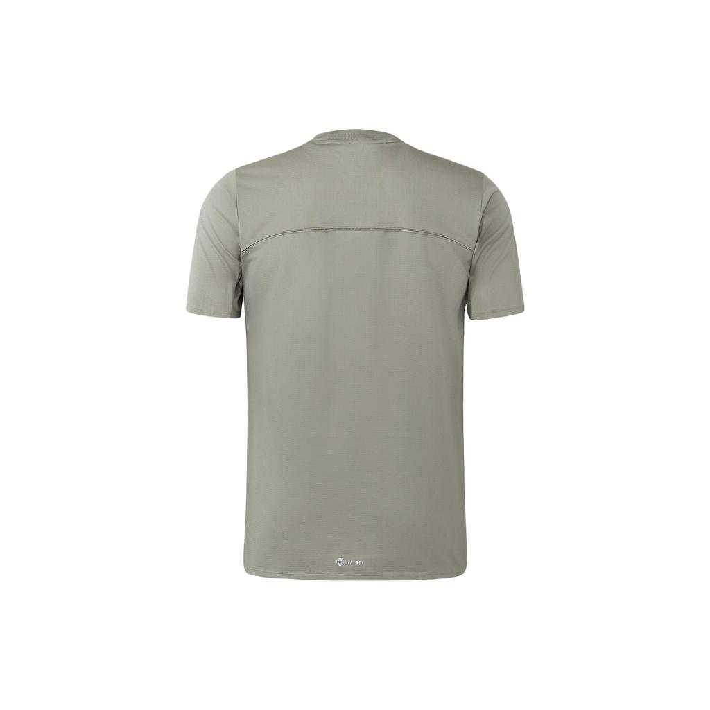 New Adidas HIIT T Shirt Men's Pebble Silver Gray IB9091
