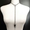 Jun'an Gothic Sliding Chain Necklace with Raven Head O-ring - New Model
