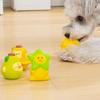 Fruit Animal Dog Chew Toy Bite Resistant Boredom Relief Squeaky Interactive Latex Toy Small Medium Large Dogs Teething Cleaning Toy